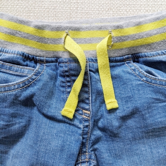 Mini Boden Girls Heart Pocket Jeans Denim Pants 3Y/3T Toddler Drawstring Waist - Picture 4 of 7